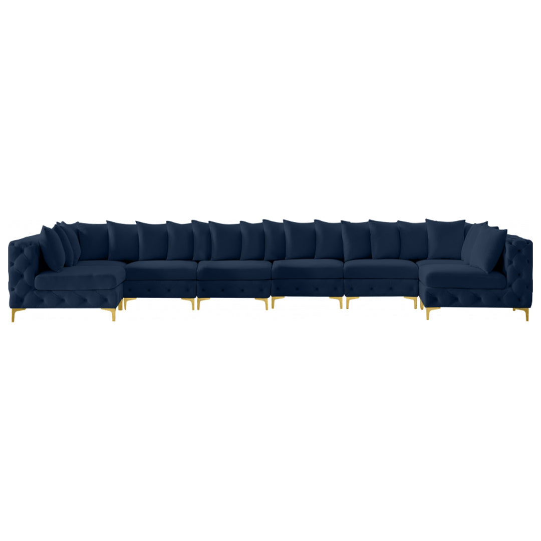 Tremblay Velvet Modular Sectional