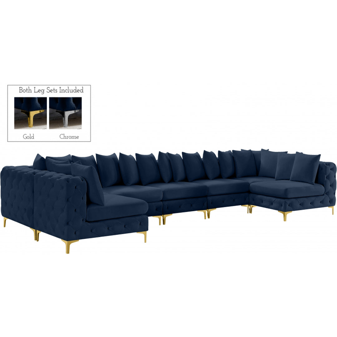 Tremblay Velvet Modular Sectional