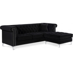 Damian Velvet Reversible Sectional