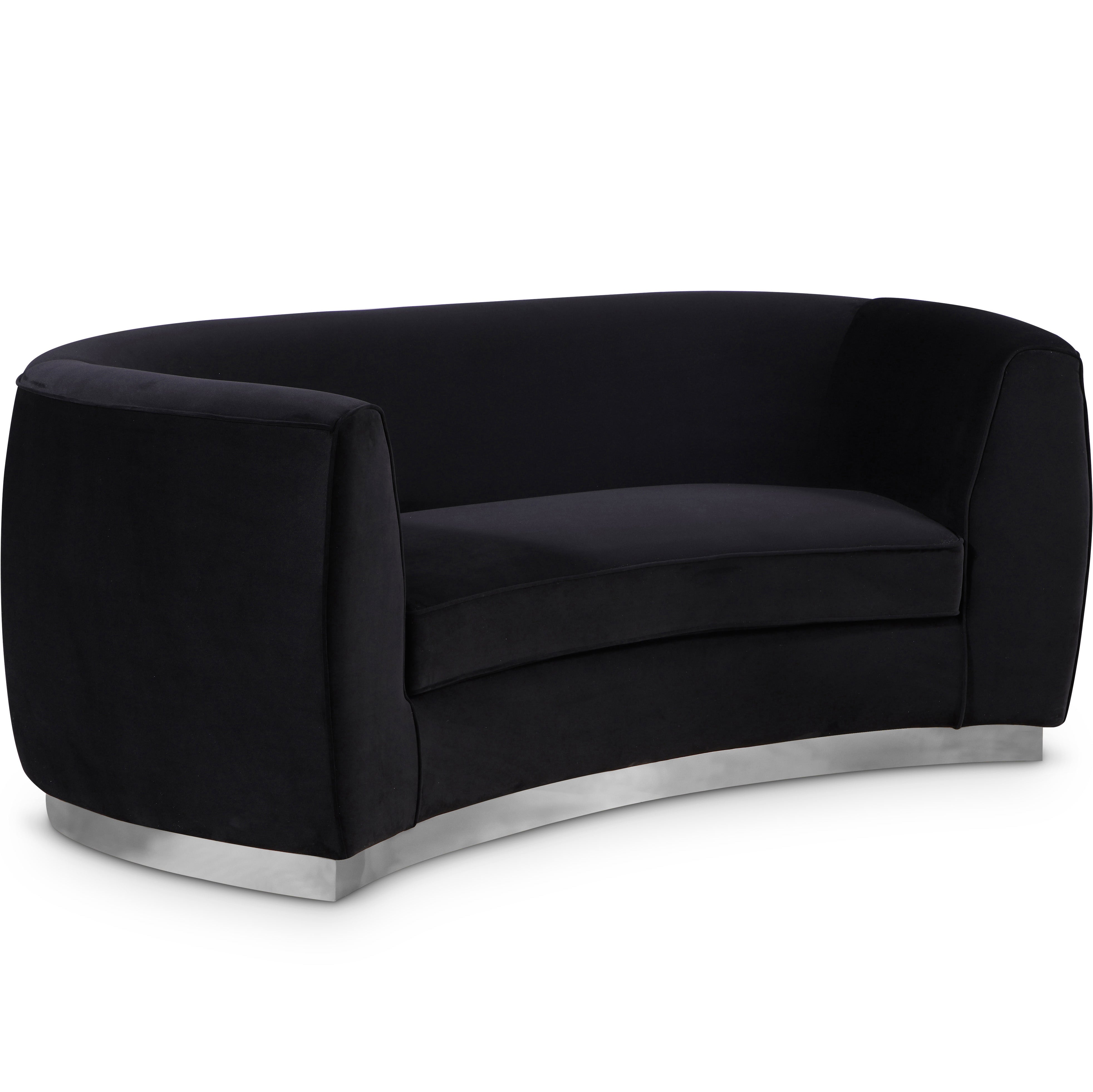 Julian Velvet Loveseat