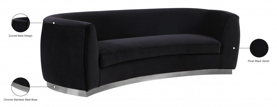 Julian Velvet Sofa