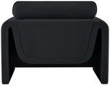 Sloan Velvet Accent Chair - Elegant Contemporary Design with Soft Cushions for Ultimate Comfort