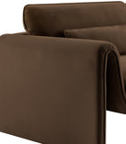 Sloan Velvet Accent Chair - Elegant Contemporary Design with Soft Cushions for Ultimate Comfort