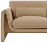 Sloan Velvet Accent Chair - Elegant Contemporary Design with Soft Cushions for Ultimate Comfort