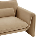 Sloan Velvet Accent Chair - Elegant Contemporary Design with Soft Cushions for Ultimate Comfort