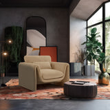 Sloan Velvet Accent Chair - Elegant Contemporary Design with Soft Cushions for Ultimate Comfort