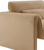Sloan Velvet Accent Chair - Elegant Contemporary Design with Soft Cushions for Ultimate Comfort