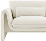 Sloan Velvet Accent Chair - Elegant Contemporary Design with Soft Cushions for Ultimate Comfort