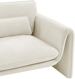 Sloan Velvet Accent Chair - Elegant Contemporary Design with Soft Cushions for Ultimate Comfort