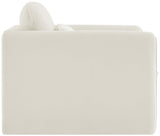 Sloan Velvet Accent Chair - Elegant Contemporary Design with Soft Cushions for Ultimate Comfort