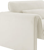 Sloan Velvet Accent Chair - Elegant Contemporary Design with Soft Cushions for Ultimate Comfort