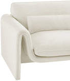 Sloan Velvet Accent Chair - Elegant Contemporary Design with Soft Cushions for Ultimate Comfort