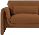 Sloan Velvet Accent Chair - Elegant Contemporary Design with Soft Cushions for Ultimate Comfort