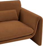 Sloan Velvet Accent Chair - Elegant Contemporary Design with Soft Cushions for Ultimate Comfort