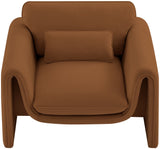 Sloan Velvet Accent Chair - Elegant Contemporary Design with Soft Cushions for Ultimate Comfort