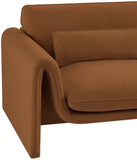 Sloan Velvet Accent Chair - Elegant Contemporary Design with Soft Cushions for Ultimate Comfort