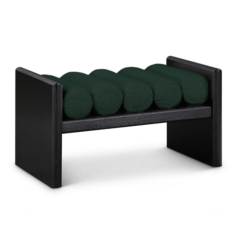 Waverly Boucle Fabric Bench