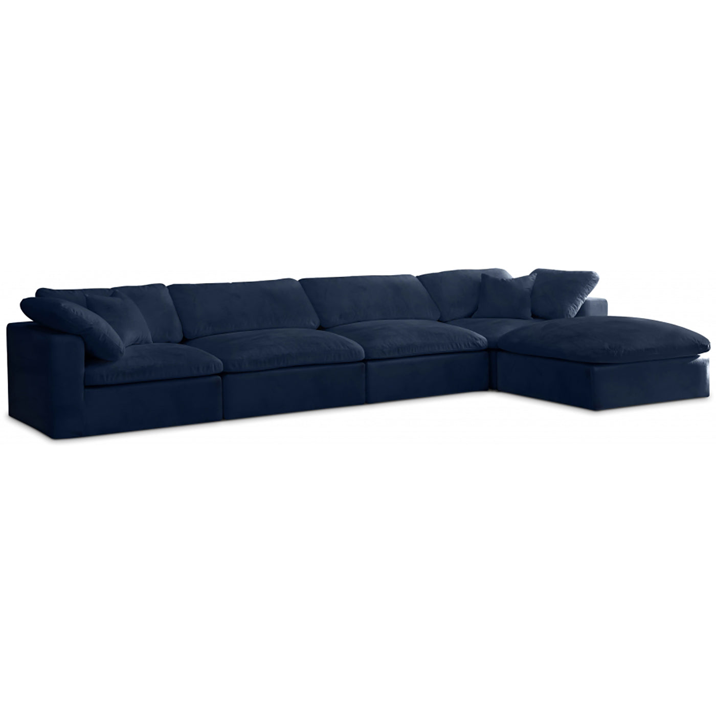 Cozy Velvet Comfort Modular Sectional