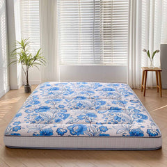 MAXYOYO Padded Japanese Floor Mattress,  Floral Printed Futon Mattress Folding Sleeping Pad