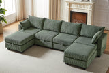 HARLOW 114" Corduroy Sofa w/ Storage