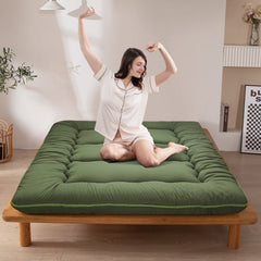 MAXYOYO 6" Extra Thick Japanese Classic Floor Futon Mattress, Green