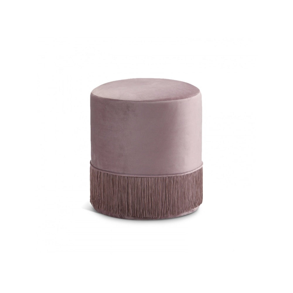 Teddy Velvet Ottoman | Stool