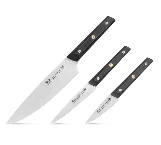 TG Series 3-Piece Starter Knife Set, Swedish 12C27M Steel, 62355