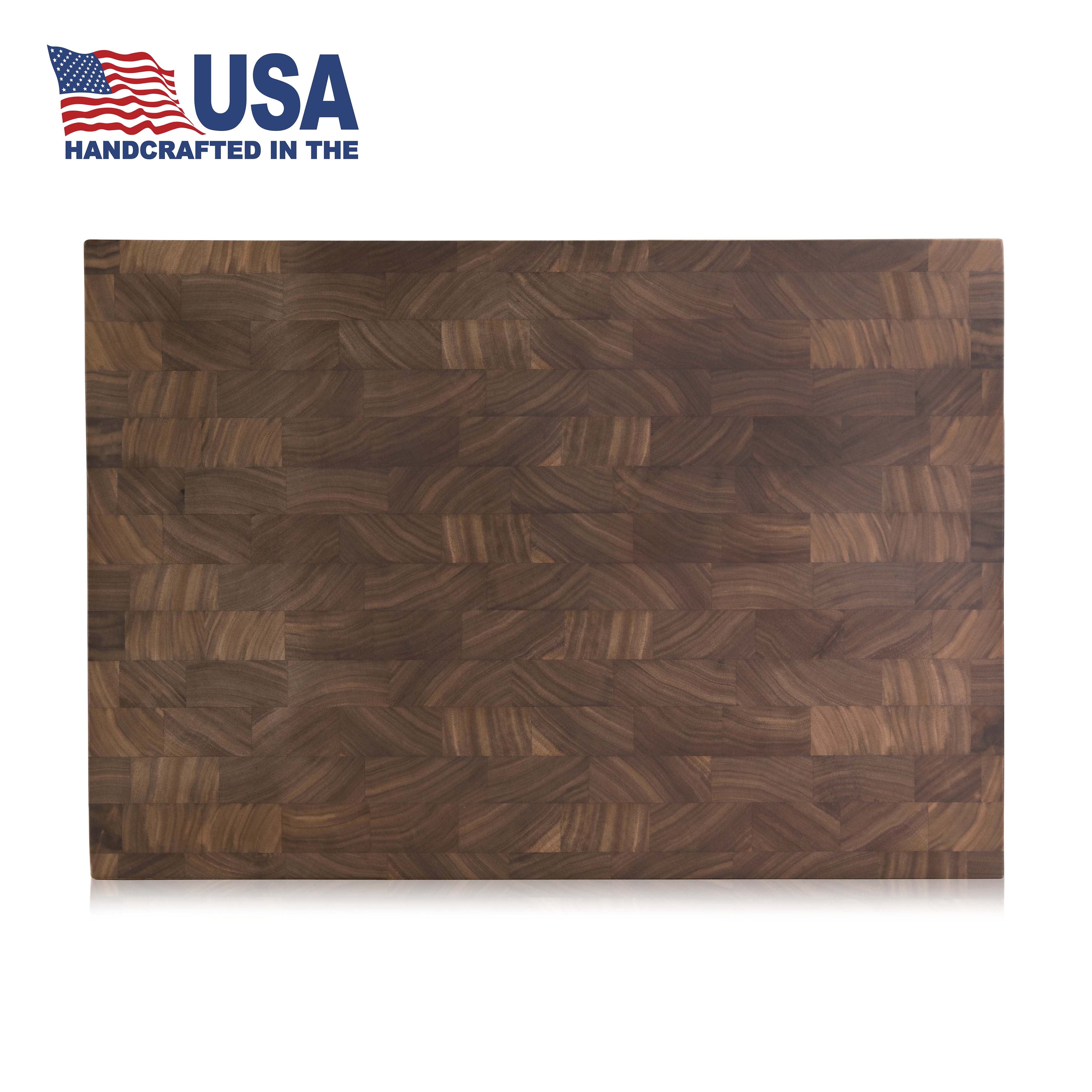 TKSC Walnut End-Grain Cutting Board, 14x20x1.5", Thomas Keller Signature Collection, Crafted in USA, 1024104