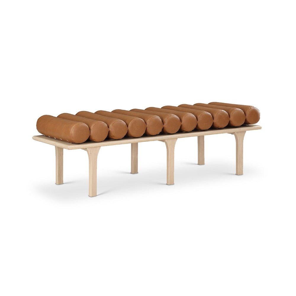 Landon Faux Leather Bench