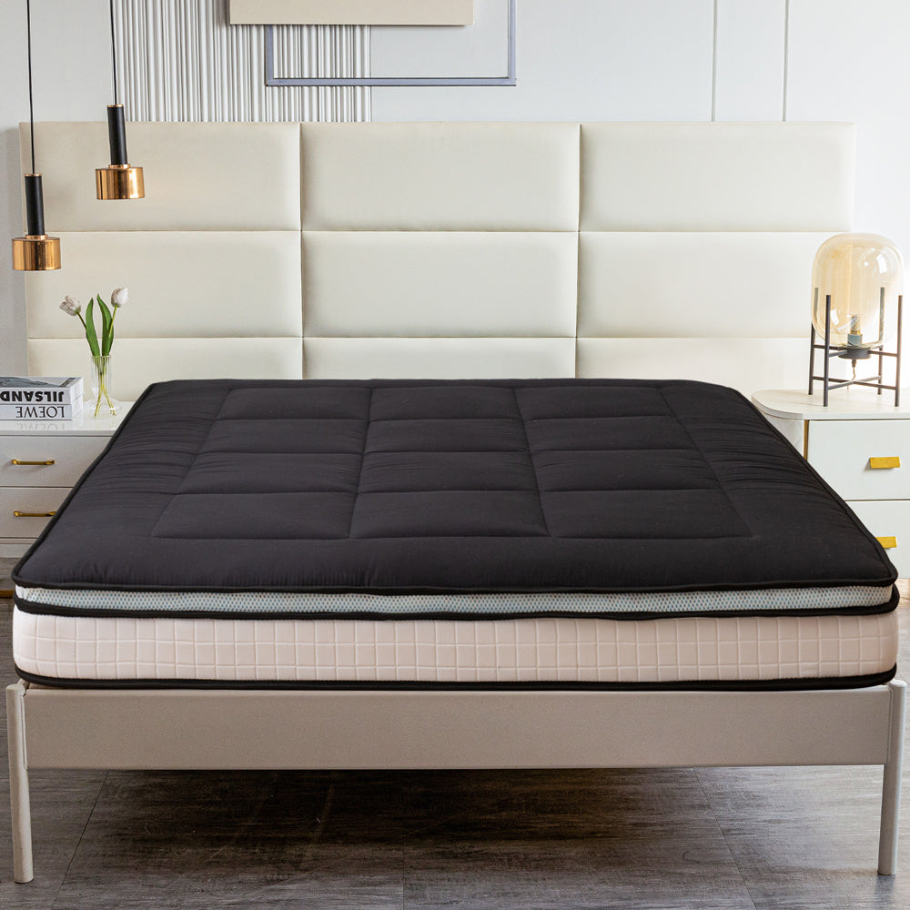 DreamLux Supreme 6" Pillow Top Futon Mattress, Black