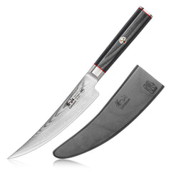 YARI Series 6-inch Boning Knife with Sheath, X-7 Damascus Steel, 501257