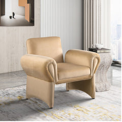 Fleurette Velvet Accent Chair