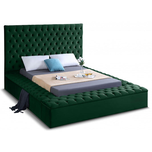 Bliss Velvet King Bed