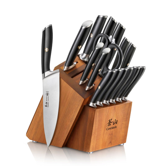 L & L1 Series 17-Piece Knife Set, Forged German Steel