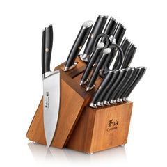 L & L1 Series 17-Piece Knife Set, Forged German Steel