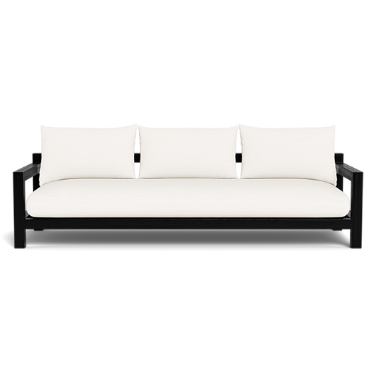 Pacific 3 Seat Sofa (Teak Charcoal / Panama Grafito / Batyline Black)