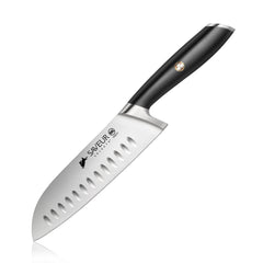 Saveur Selects 7-Inch Santoku Knife, Forged German Steel, 1026214