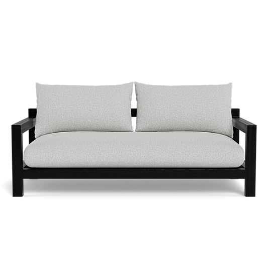 Pacific 2 Seat Sofa (Teak Charcoal / Panama Marble / Batyline Black)