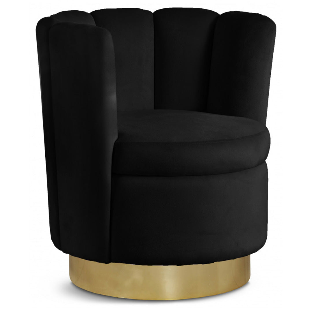 Lily Velvet Swivel Accent Chair