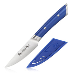 HELENA Series 3.5-Inch Paring Knife with Sheath, Forged German Steel