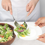 RAIN Series Serving Fork, Stainless Steel, Matte Finish Handles, 504937