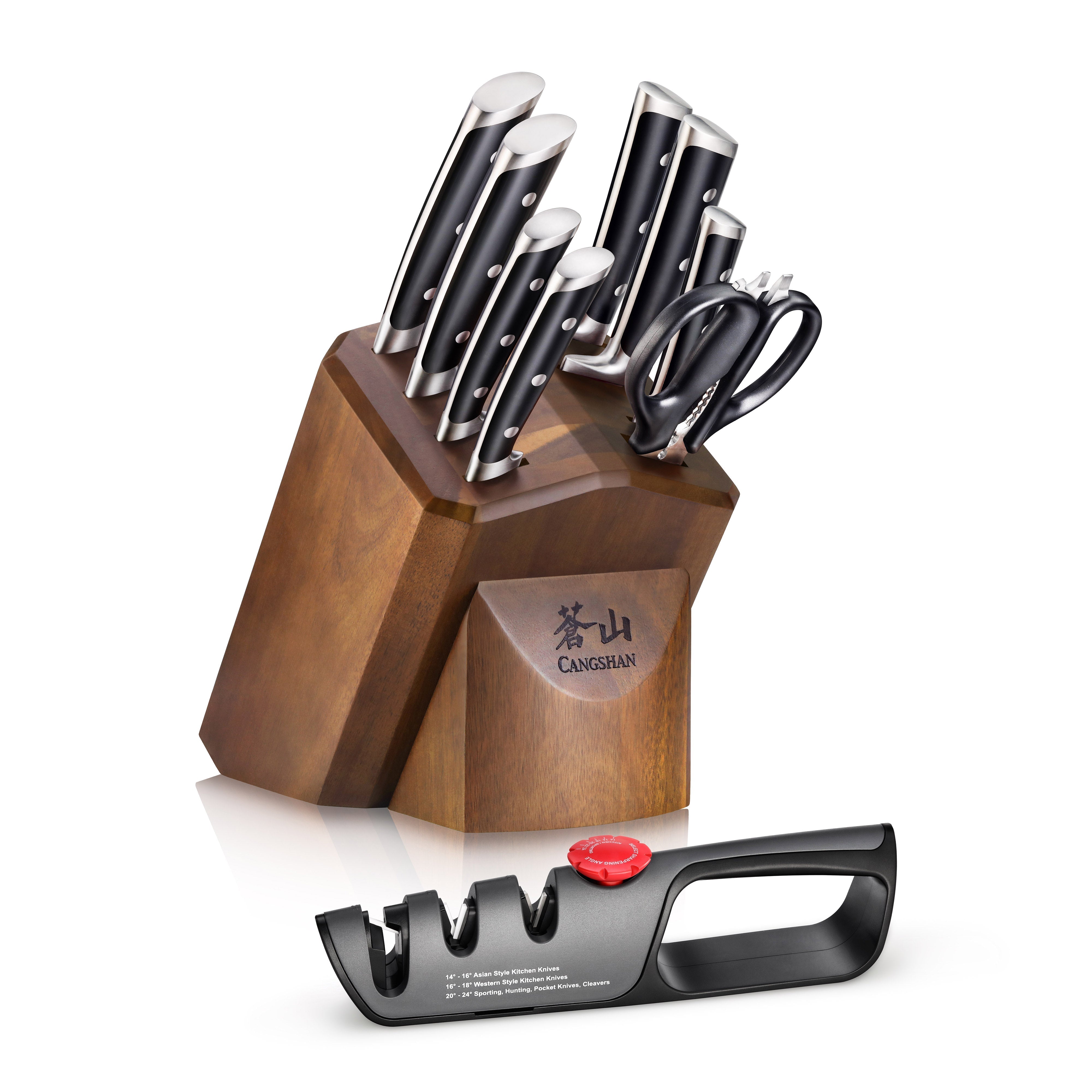 S Series 10-Piece Knife Block Set, Forged German Steel, 1026146