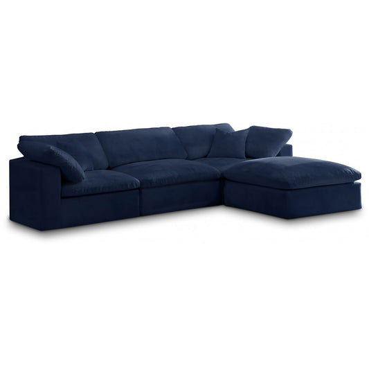 Cozy Velvet Comfort Modular Sectional