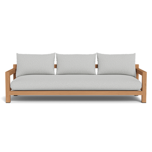 Pacific 3 Seat Sofa (Teak Natural / Panama Grafito / Batyline White)