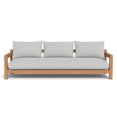 Pacific 3 Seat Sofa (Teak Natural / Panama Grafito / Batyline White)