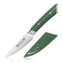 HELENA Series 3.5-Inch Paring Knife with Sheath, Forged German Steel