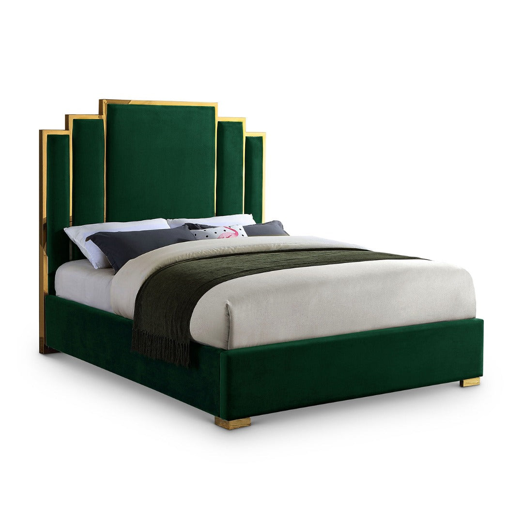 Hugo Velvet Bed