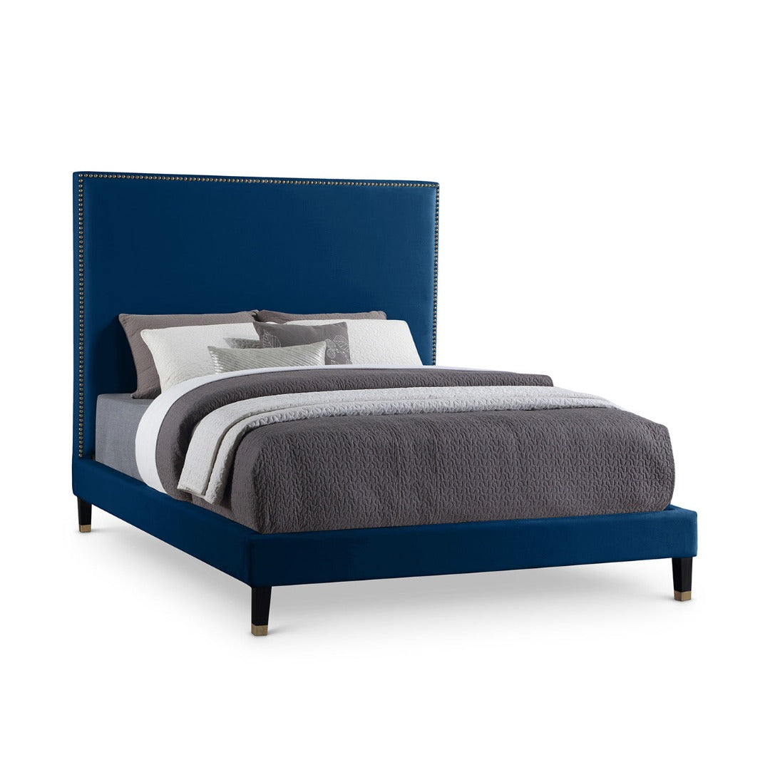 Harlie Velvet Bed