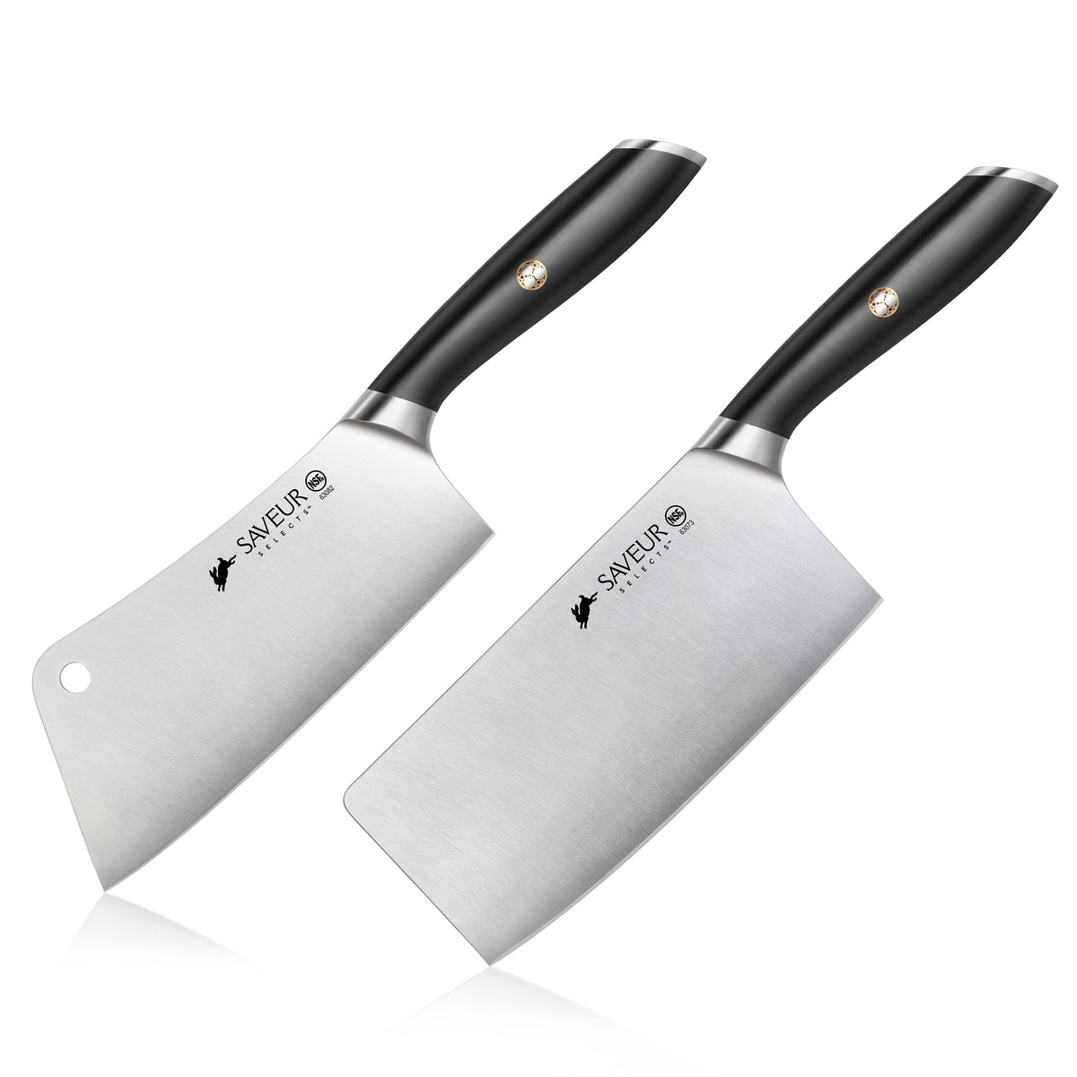 Saveur Selects 2-Piece Cleaver Set, Forged German Steel, 1026290