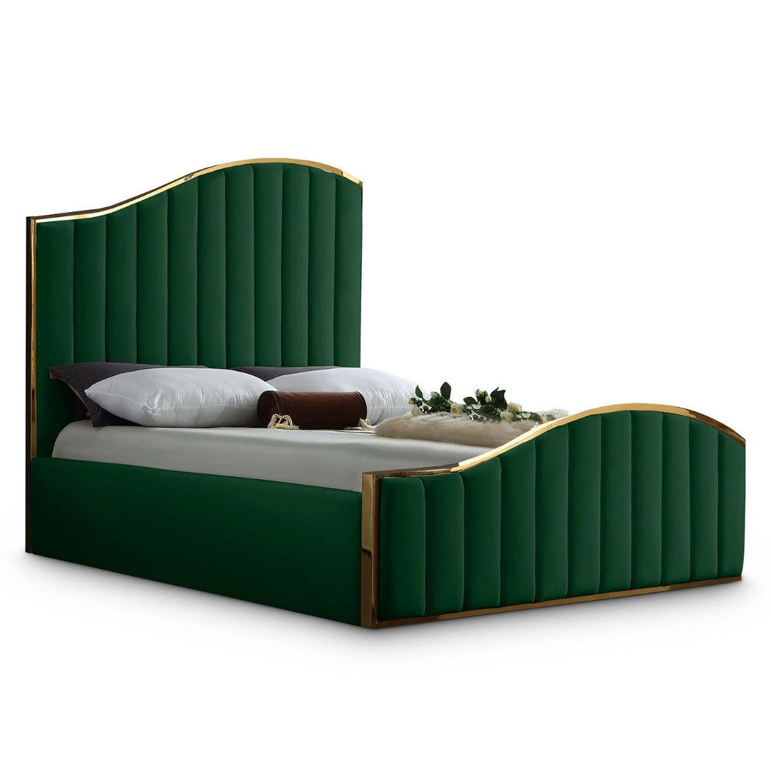 Jolie Velvet King Bed